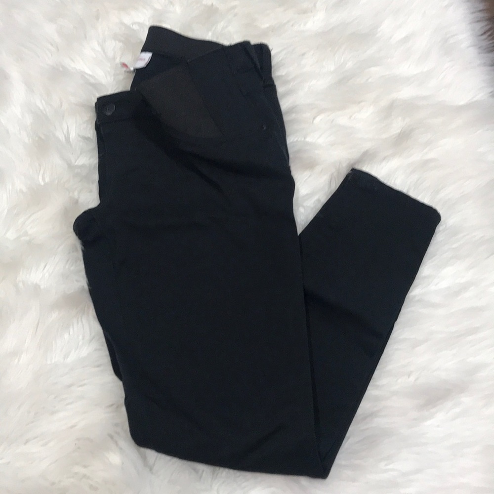 Black maternity jeggings